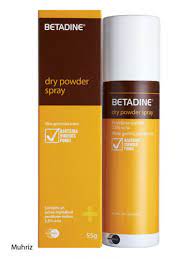 BETADINE DRY POWDER SPRAY 55GM