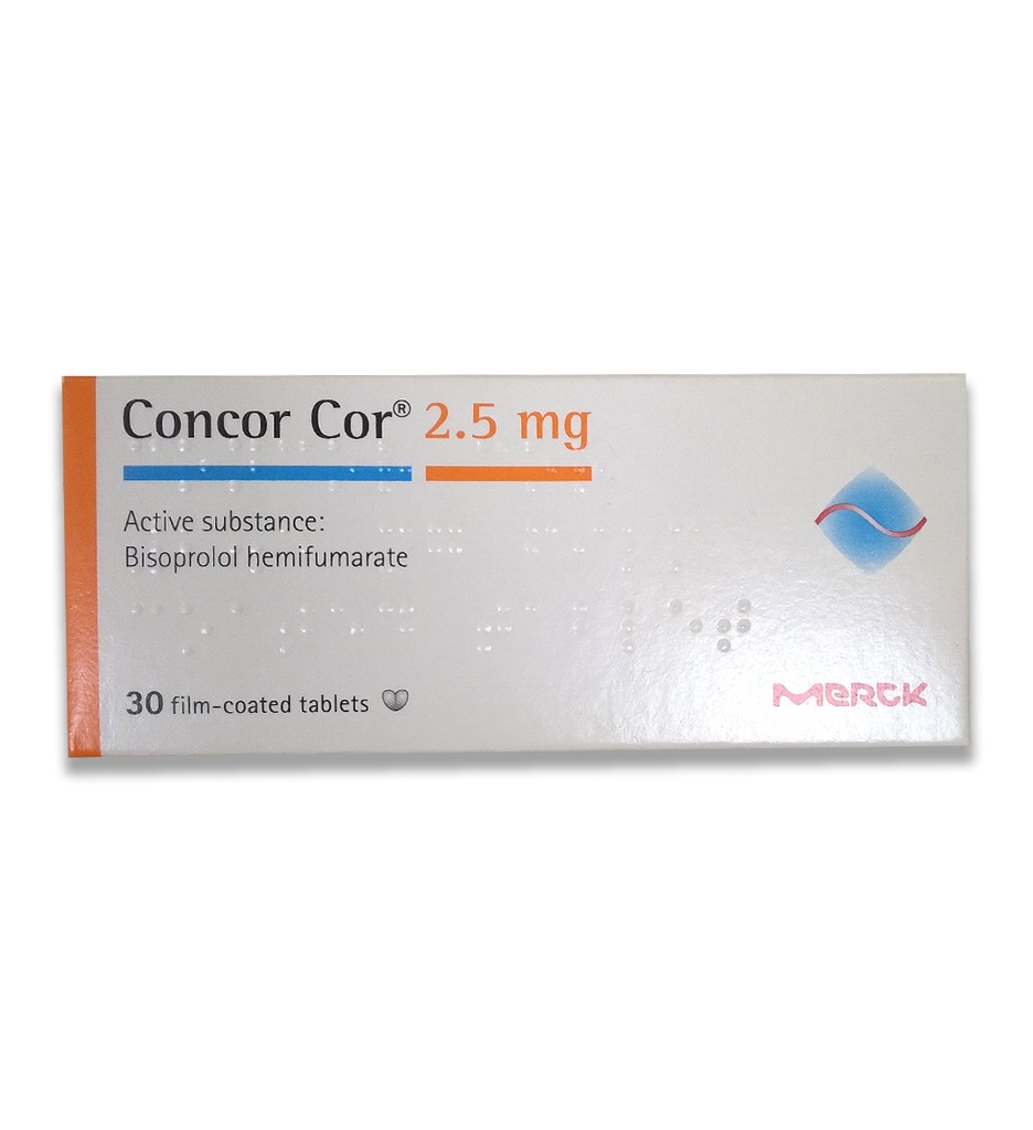 CONCOR 2.5MG 30s
