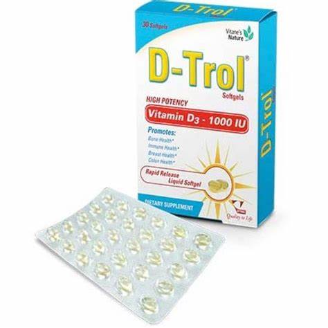 D-TROL 1000IU 30S