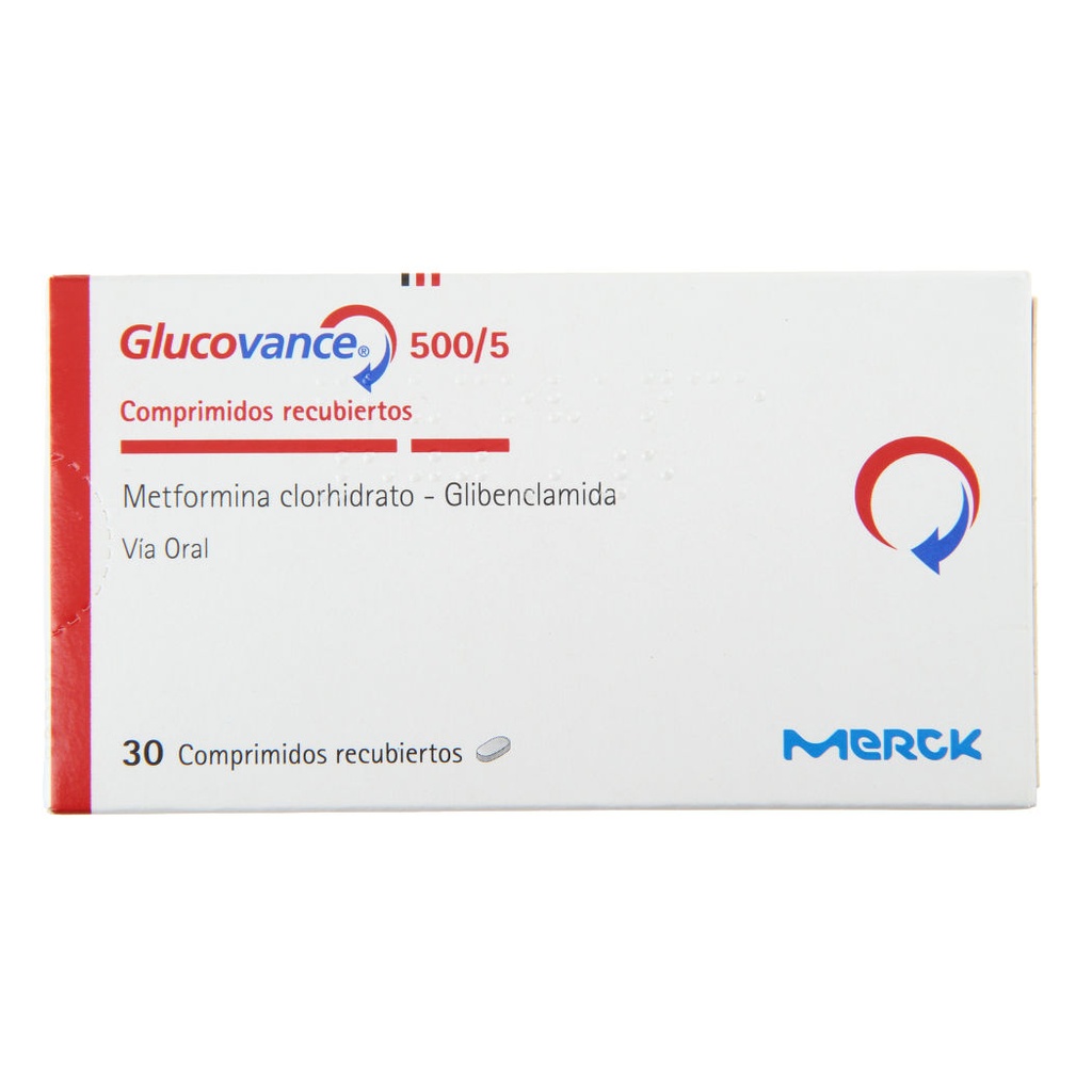 GLUCOVANCE 5/500MG 30s