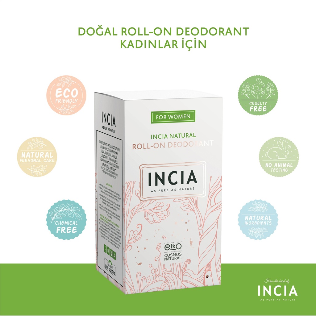INCIA NATU WOMEN DEO ROLL-ON 50ML