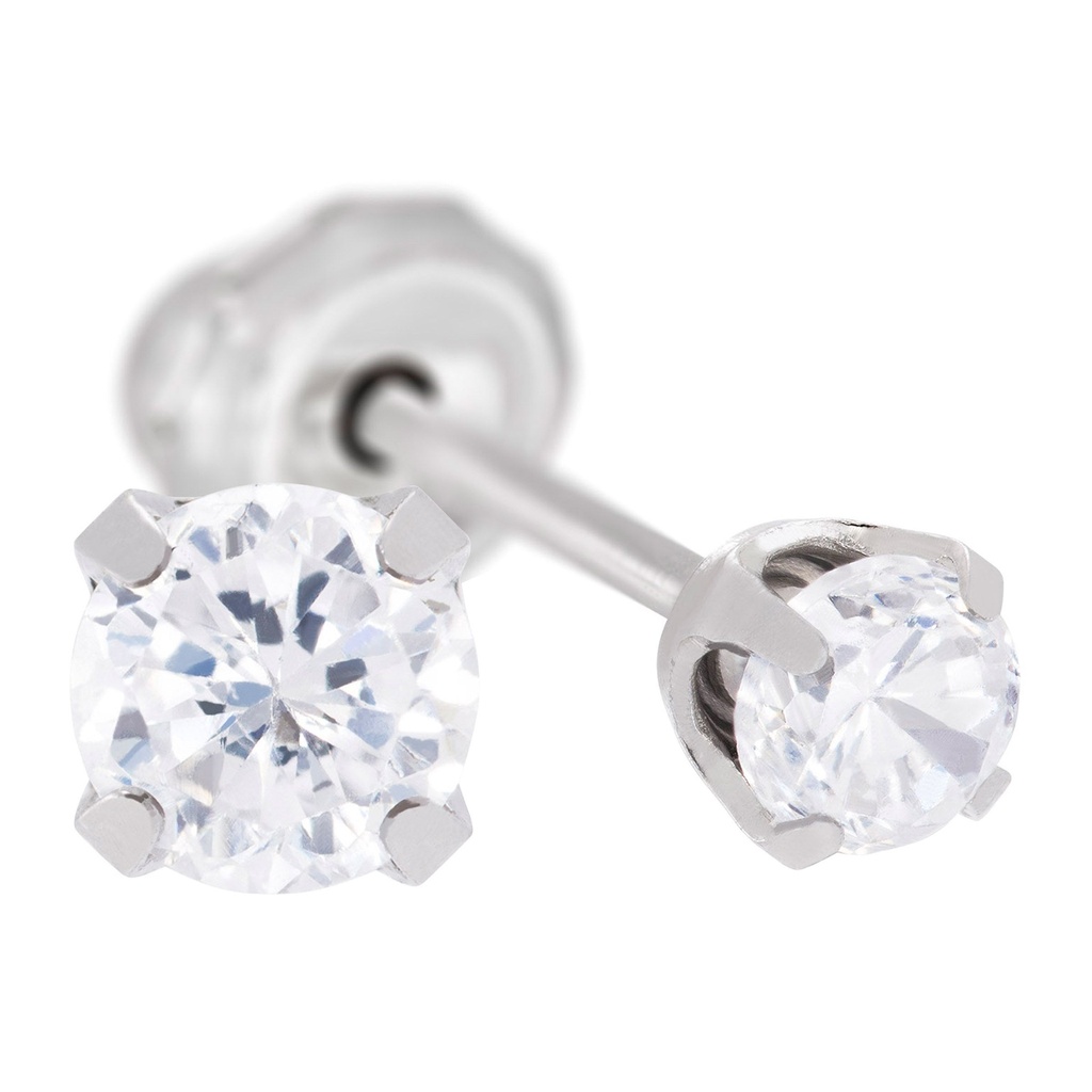 INVERNESS 13C STS BALL EARRING 3MM