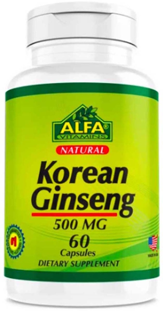 KOREAN GINSENG 500MG 60