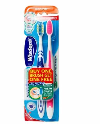 WISDON TOOTH BRUSH MEDIUM 1+1