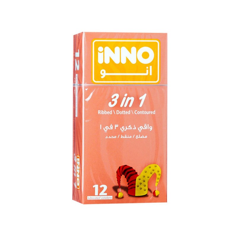 INNO 3 IN 1 CONDOMS 12S