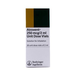 [0829] ATROVENT UDV 250MCG/2ML 20 X 2ML