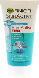 [483] GARNIER 3IN1 FACE WASH SCRUP 50ML