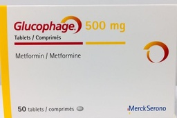 [13100090] GLUCOPHAGE 500MG 50S