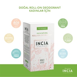[11082] INCIA NATU WOMEN DEO ROLL-ON 50ML